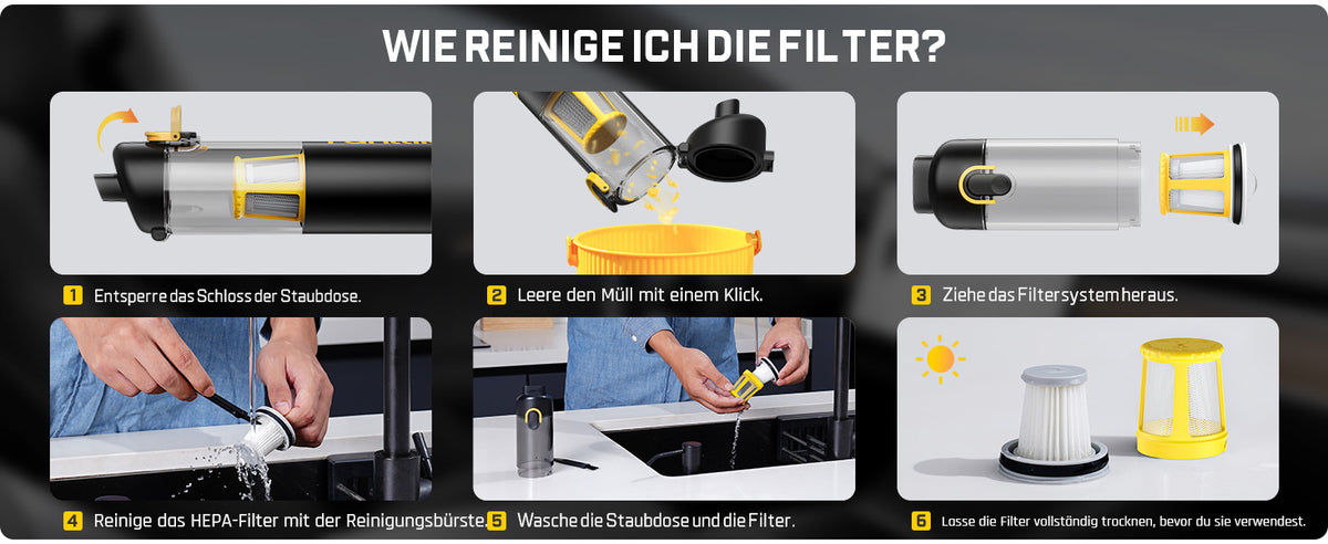 Fanttik Slim V10 Apex Kabelloser 4-in-1 Auto & Mini-Handstaubsauger mit 19000 Pa Saugkraft, Smarter Digitalanzeige und 2 Saugmodi für Auto, Büro & Tastaturen
