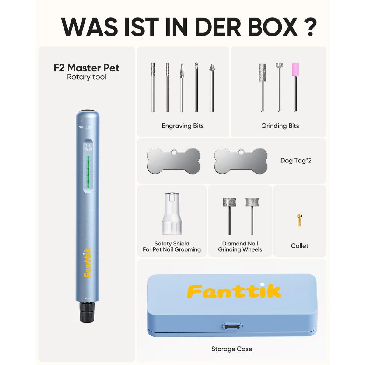 Fanttik F2 Master Pet Krallenschleifer