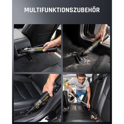 Fanttik Slim V8 Apex Akku-Autostaubsauger mit hoher Leistung, 19000 Pa/45 AW, RobustClean™-Handstaubsauger 4-in-1-Mini-Luftgebläsepumpe, Tragbarer Staubsauger für Auto und Zuhause