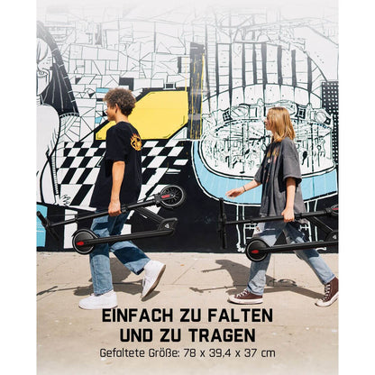 FanttikRide T9 Elektroroller für Kinder, 7/10/12 MPH, LED-Anzeige, höhenverstellbar, faltbar, Gummiräder, leicht, Geschenke für Jungen und Mädchen