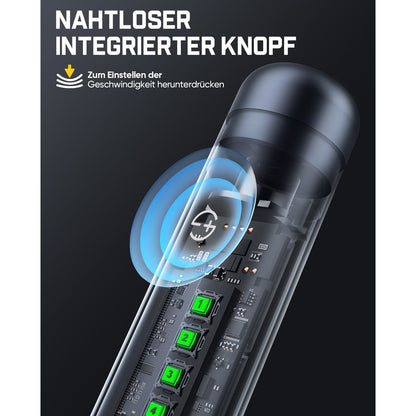 Fanttik F2 Master Kit Mini Akku-Rotationswerkzeug, Gravierstift, 35 Zubehörteile für 3D-gedruckte Veredelung, Schleifen, Polieren, Bohren, Schnitzen, Präzision DIY im