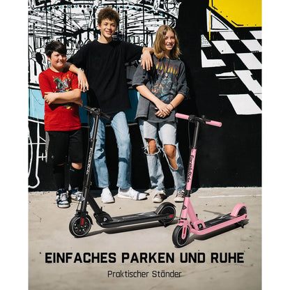 FanttikRide T9 Elektroroller für Kinder, 7/10/12 MPH, LED-Anzeige, höhenverstellbar, faltbar, Gummiräder, leicht, Geschenke für Jungen und Mädchen