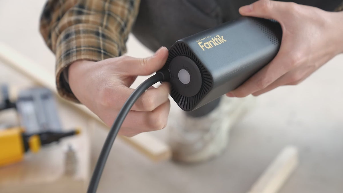 Video laden: Fanttik X8 APEX Luftpumpe und Anschluss für Nagelpistole, 1/4 Zoll Innengewinde, Druckluftkupplung mit VG8-Gewinde, 20,7 BAR/300 PSI maximaler Druck, 450°C Hitzebeständiger Schnellkupplung-Druckluft