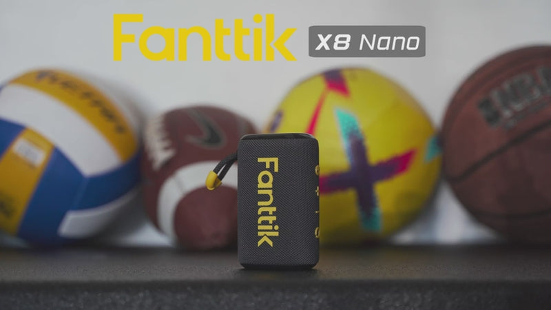 Fanttik X8 Nano Elektrische Ballpumpe, Ultraschnelles Aufpumpen für Sportball, Tragbare Luftpumpe mit Präziser Digitaldruck und LCD-Display für Basketball, Fußball, Volleyball, Rugby