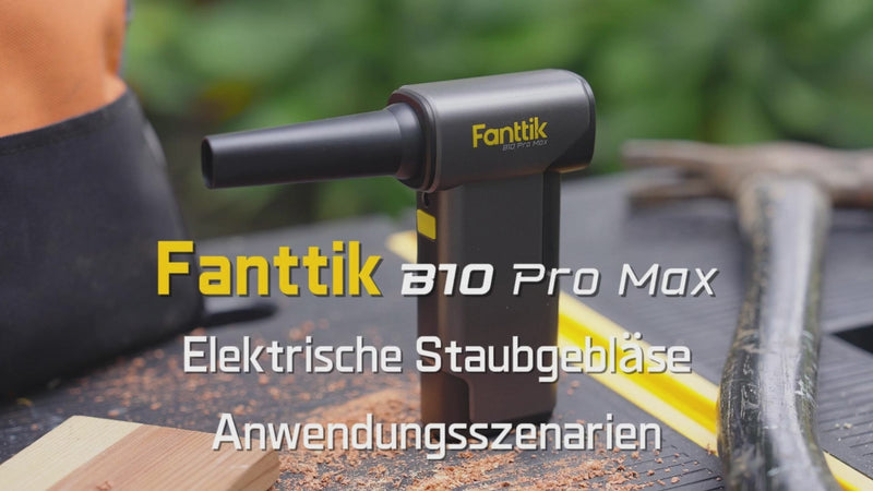 Fanttik B10 Pro Max Elektrischer Druckluftreiniger, 130.000 U/min bürstenloser Motor, Druckluftreiniger, 6 Leistungsstufen, Booster-Funktion per Knopfdruck, 28,8 Wh Akku, elektrischer Druckluftreinige